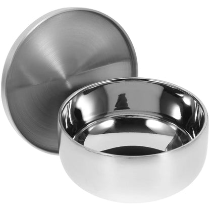 Practical Stainless Steel Men Shaving Bowl