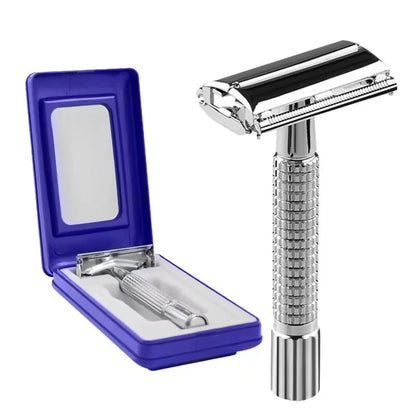 Men Shaving Facial Hair Razor And Blades