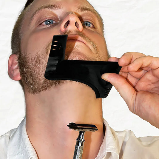 Men Beard Styling Template Stencil Beard Comb