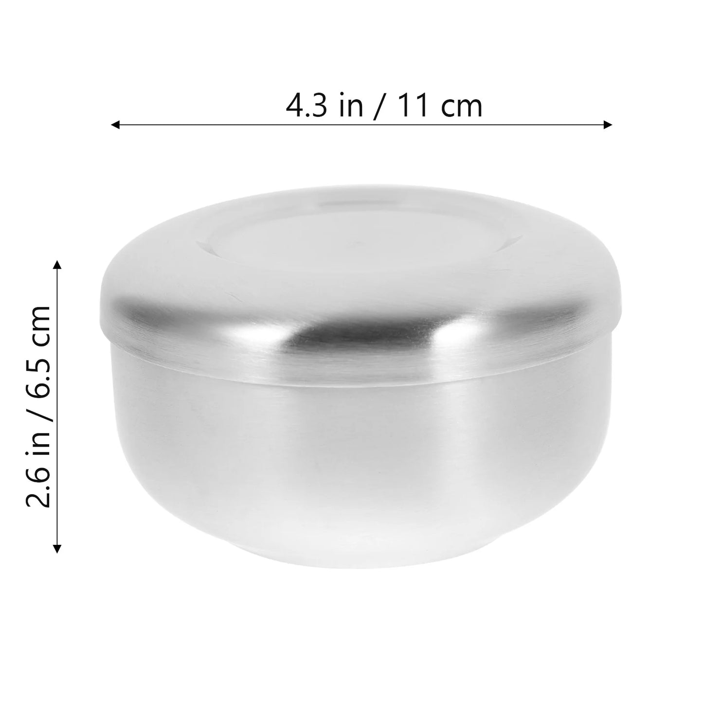 Practical Stainless Steel Men Shaving Bowl