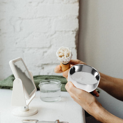 Practical Stainless Steel Men Shaving Bowl